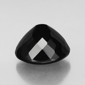 11,51 ctw natürlicher schwarzer Turmalin, Oval Schliff, Lichtundurchlässig
