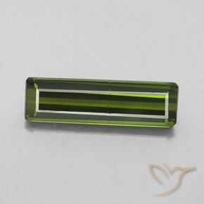 2.37ct Natürlicher Waldgrün Turmalin, Smaragdschliff, SI