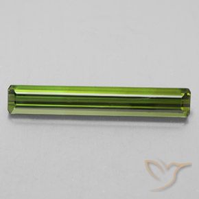 2.28ct Natürlicher Medium Light Green Turmalin, Smaragdschliff, VVS