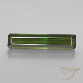 2.57ct Natürlicher Medium Light Green Turmalin, Smaragdschliff, VVS-VS