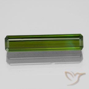 2.83ct Natürlicher Erdiges Grün Turmalin, Smaragdschliff, VS