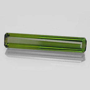 9,17 ctw natürlicher dunkelgrün Turmalin, Smaragdschliff, VVS-VS