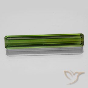 2.47ct Natürlicher Waldgrün Turmalin, Smaragdschliff, VS-SI