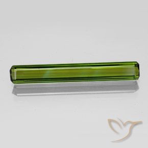 2.14ct Natürlicher gelblich-grün Turmalin, Smaragdschliff, VVS-VS