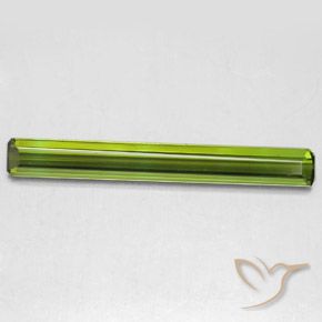 2.56ct Natürlicher Algengrün Turmalin, Smaragdschliff, VVS