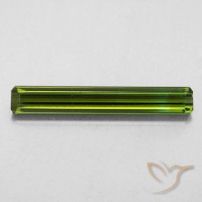 2.03ct Natürlicher tiefgrün Turmalin, Smaragdschliff, VS-SI