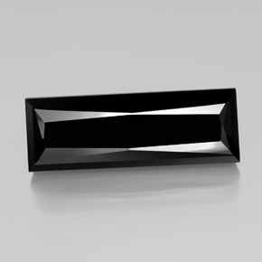 9,17 ctw natürlicher Schörl Turmalin, Baguette, Lichtundurchlässig