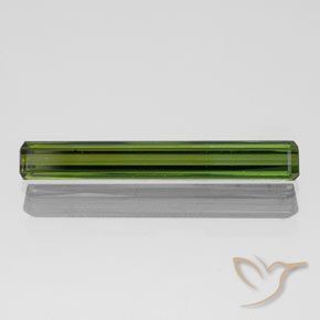 1.40ct Natürlicher Erdiges Grün Turmalin, Smaragdschliff, VVS-VS
