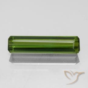1.17ct Natürlicher gelblich-grün Turmalin, Smaragdschliff, VVS