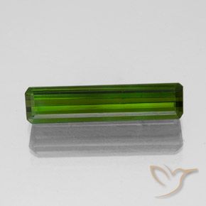 1.47ct Natürlicher Waldgrün Turmalin, Smaragdschliff, VVS-VS