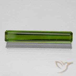 1.51ct Natürlicher dunkelgrün Turmalin, Smaragdschliff, VVS-VS