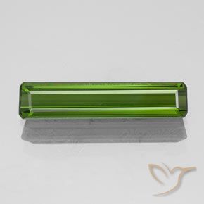 1.43ct Natürlicher dunkelgrün Turmalin, Smaragdschliff, VVS-VS