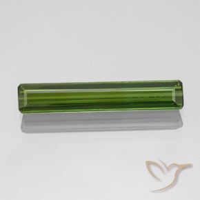 1.70ct Natürlicher Waldgrün Turmalin, Smaragdschliff, VVS