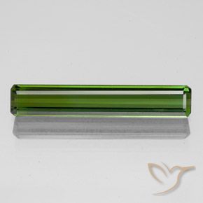 1.38ct Natürlicher Algengrün Turmalin, Smaragdschliff, VVS-VS