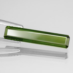 1,51 ctw natürlicher grüner Turmalin, Smaragdschliff, VS