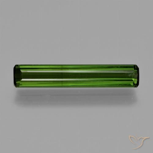 1.66ct Natürlicher dunkelgrün Turmalin, Smaragdschliff, SI