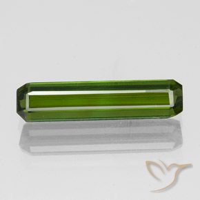 1.45ct Natürlicher dunkelgrün Turmalin, Smaragdschliff, VVS-VS