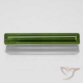 1.83ct Natürlicher dunkelgrün Turmalin, Smaragdschliff, VVS-VS