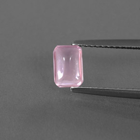 0,57 ctw natürlicher rosafarbener Turmalin, Transparent, Transparent / Lichtdurchlässig