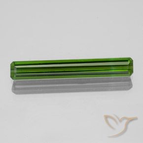 1.40ct Natürlicher dunkelgrün Turmalin, Smaragdschliff, VS