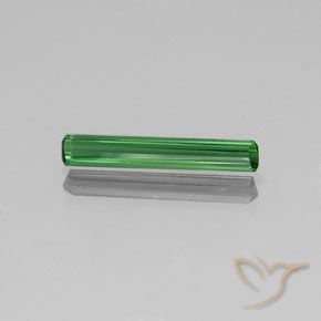 1.15ct Natürlicher Grün Turmalin, Oktagonschliff, VVS, Photo A