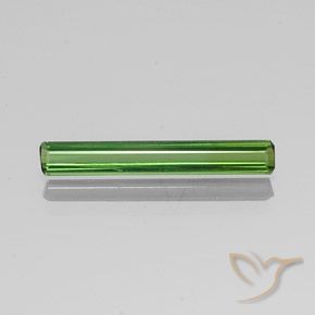 1.26ct Natürlicher Mittelgrün Turmalin, Smaragdschliff, VVS-VS