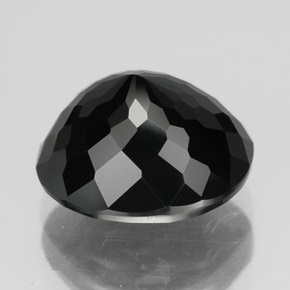 4,50 ctw natürlicher schwarzer Turmalin, Oval Schliff, Lichtundurchlässig