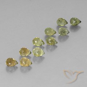 5.74 ct natürliche Mehrfarbig Turmalin-Edelsteine, Briolette, VS-SI
