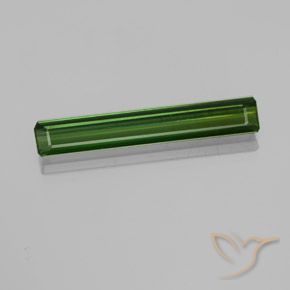 2.87ct Natürlicher tiefgrün Turmalin, Smaragdschliff, VVS-VS