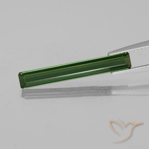 2.21ct Natürlicher Tiefes Waldgrün Turmalin, Smaragdschliff, VVS