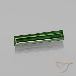 2.11ct Natürlicher Erdiges Grün Turmalin, Smaragdschliff, VVS