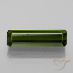 1.62ct Natürlicher Waldgrün Turmalin, Smaragdschliff, VS