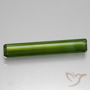 1.40ct Natürlicher dunkelgrün Turmalin, Smaragdschliff, VVS-VS
