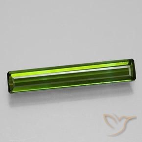 1.08ct Natürlicher Erdiges Grün Turmalin, Smaragdschliff, VVS
