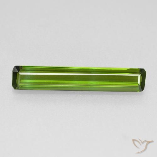1.53ct Natürlicher Algengrün Turmalin, Smaragdschliff, VVS-VS