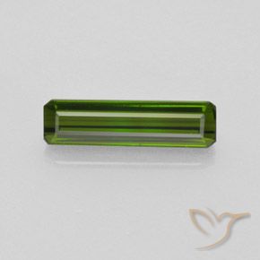 1.89ct Natürlicher dunkelgrün Turmalin, Smaragdschliff, VVS