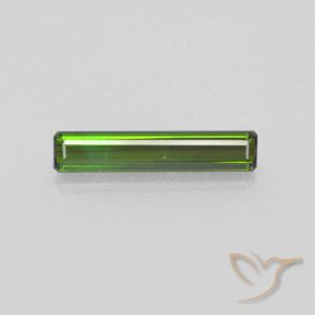 1.49ct Natürlicher Mittelgrün Turmalin, Smaragdschliff, VVS
