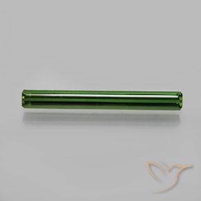 1.34ct Natürlicher dunkelgrün Turmalin, Smaragdschliff, VVS-VS