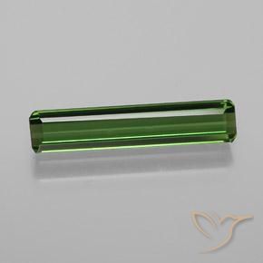 1.14ct Natürlicher Erdiges Grün Turmalin, Smaragdschliff, VVS
