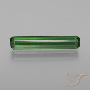 1.63ct Natürlicher Grün Turmalin, Smaragdschliff, VVS-VS