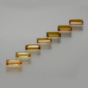 2,39 ct natürliche Mittel braun Turmalin-Edelsteine, Baguette, VS