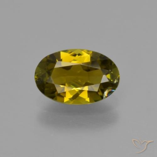 1.05ct Natürlicher Mittel braun Turmalin, Oval, VS-SI