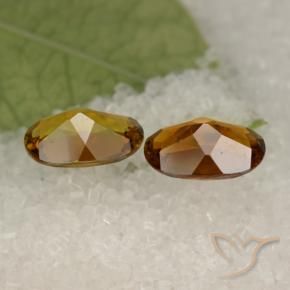 1.74 ct natürliche Mittel-Dunkelbraun Turmalin-Edelsteine, Oval, VVS