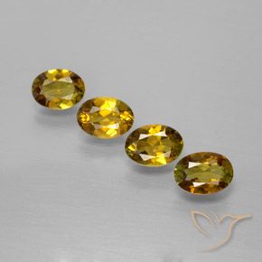 2.80 ct natürliche Dunkles Gold Turmalin-Edelsteine, Oval, VVS-VS