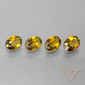 2.80 ct natürliche Dunkles Gold Turmalin-Edelsteine, Oval, VVS-VS