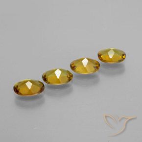 2.80 ct natürliche Dunkles Gold Turmalin-Edelsteine, Oval, VVS-VS