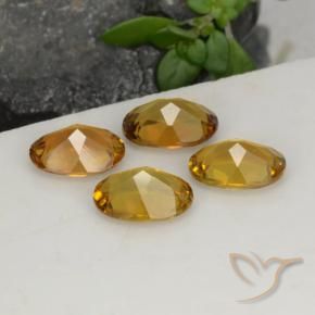 2.88 ct natürliche bräunlich-gold Turmalin-Edelsteine, Oval, VVS-VS