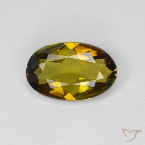 0.74ct Natürlicher Mittleres Gold Turmalin, Oval, VVS