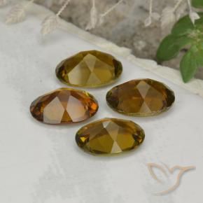 3.01 ct natürliche Warmes Braun Turmalin-Edelsteine, Oval, VVS-VS