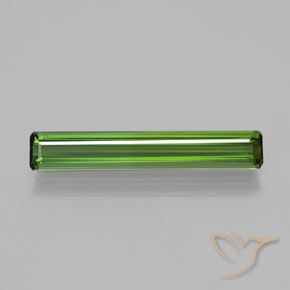 2.54ct Natürlicher tiefgrün Turmalin, Smaragdschliff, VVS
